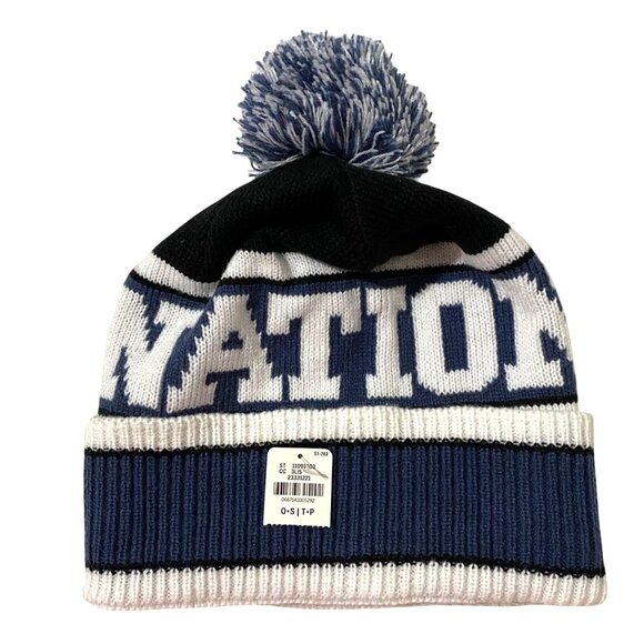 Victorias Secret Pink Nation Knit Beanie Hat Winter Skiing Outdoor Adventurecore - Picture 2 of 6